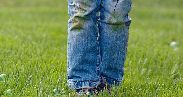 Как отстирать траву с джинсов