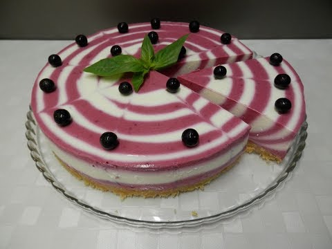 Очень простой и красивый творожный торт за 15 минут. И никакой выпечки!