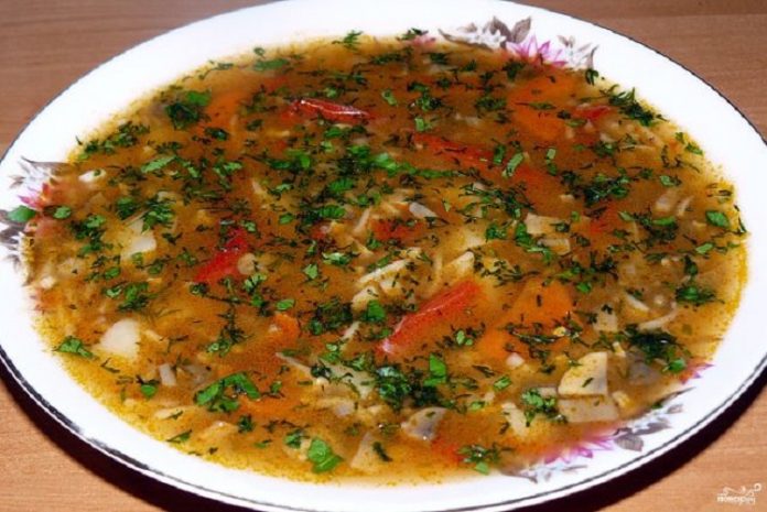 Ароматный грибной суп родом из Кавказа