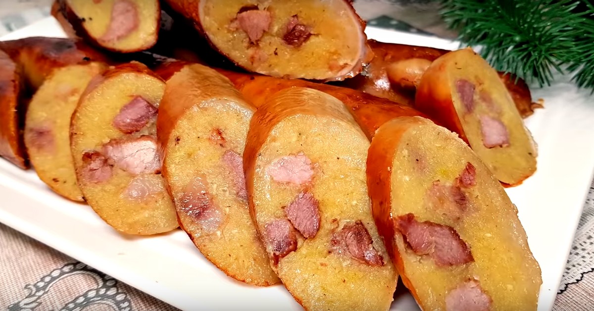 Картофельная колбаса в духовке. Вы уже пробовали?
