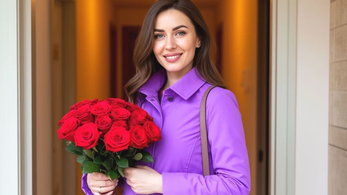 Жена ушла за хлебом, Вернулась через 3 часа — с цветами и смущённой улыбкой