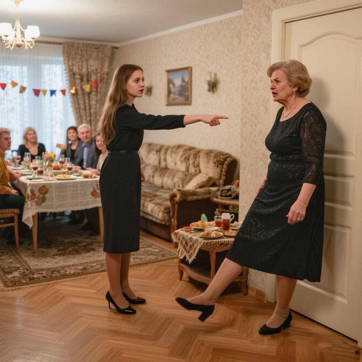 — Пошла вон из моего дома! — невестка не выдержала и выгнала свекровь на глазах гостей