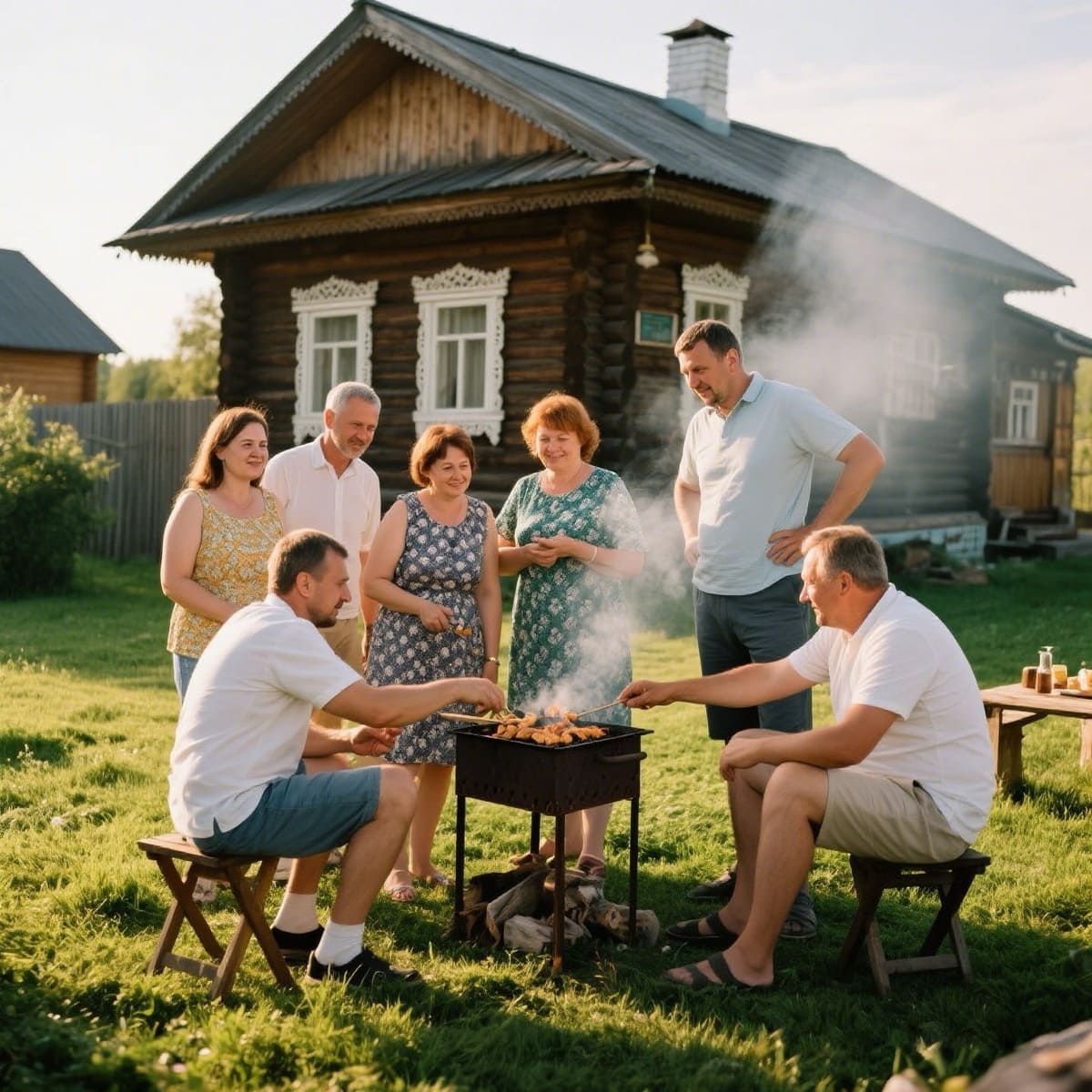 — На мясе не экономьте, возьмите вырезку, и помидоры подороже, вкусные! — наглая родня пригласила на шашлыки