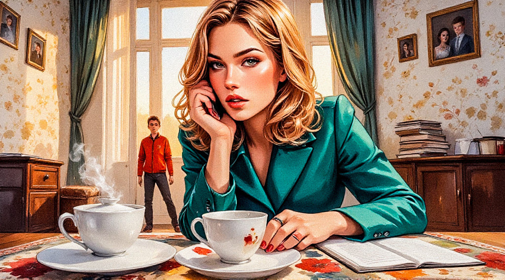 — Мам, ты хоть поинтересуешься, почему я это сделала?