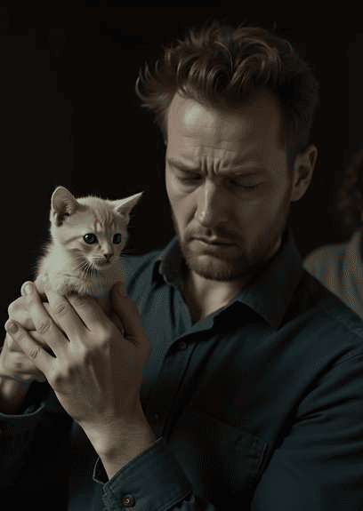 — На еду денег нет, а ты нахлебником обзавёлся?! — кричала мать! Но увидев кота, замолкла